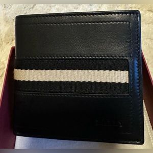 Bally Tollen Leather Bi-fold Wallet